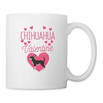 Puppy Valentine's Day Dog Lovers My Chihuahua - Mug - white - Right