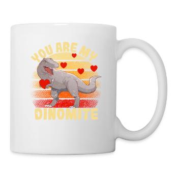 You are my Dinomite Valentine's Day Dinosaur - Mug - white - Right
