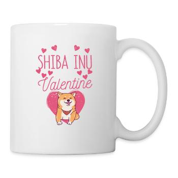 Mon Shiba Inu est mon chiot Valentin Valentin - Mug blanc - blanc - Droite