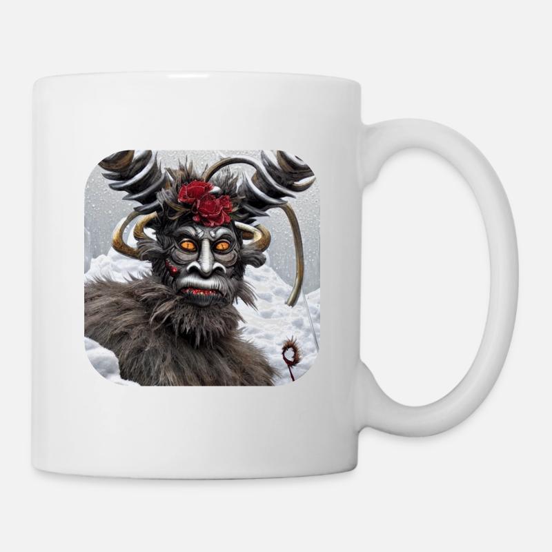 Krampus - Tasse - Weiß