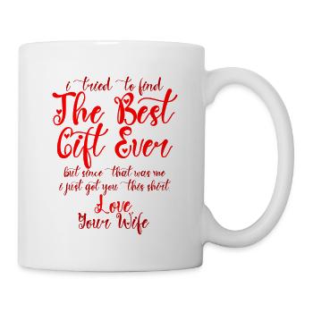 I tried to find the best gift ever 4 - Mug - white - Right