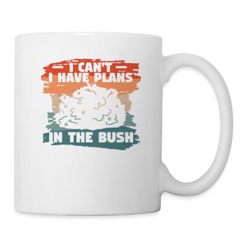 Je ne peux pas avoir de plans dans la famille Bush Safari - Mug blanc - blanc - Droite