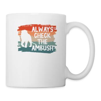 Toujours vérifier les vacances en famille Ambush Safari - Mug blanc - blanc - Droite