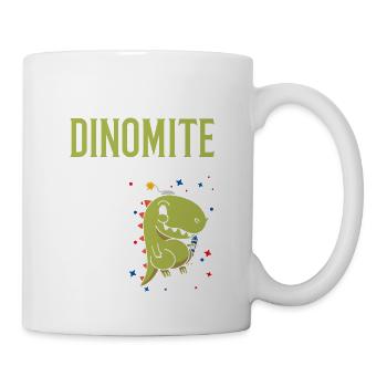 Dieser Dinomit Ist Jetzt 5 Dinosaurier 4. Juli 5. - Tasse - Weiß - Rechts