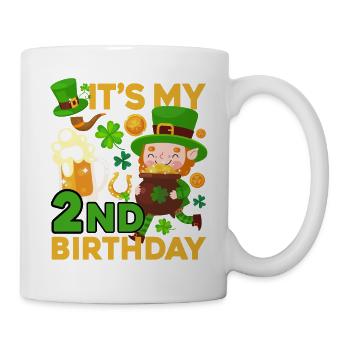 Es Ist Mein 2. Geburtstag Kind Urlaub St. - Tasse - Weiß - Rechts