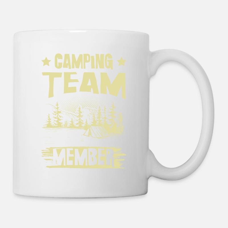Camping Team member - Tasse - Weiß