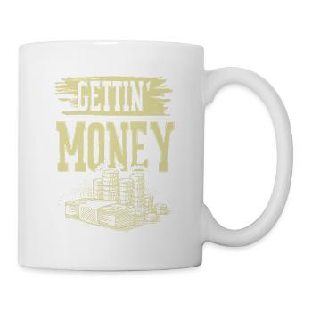 getting money - Mug - white - Right