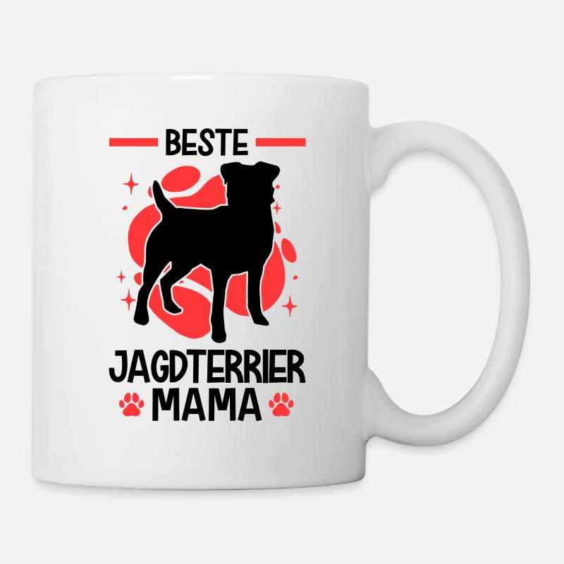 Beste Jagdterrier Mama Deutscher Jagdterrier - Tasse - Weiß