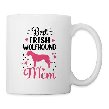 Best Irish Wolfhound Mama Ireland Greyhound - Mug - white - Right