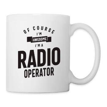 Radio Operator Job Occupation - Mug - white - Right