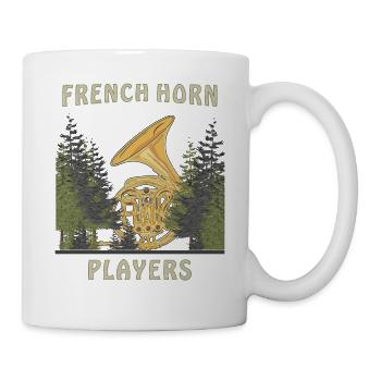 WALDHORN FRENCH HORN PLAYERS - Tasse - Weiß - Rechts