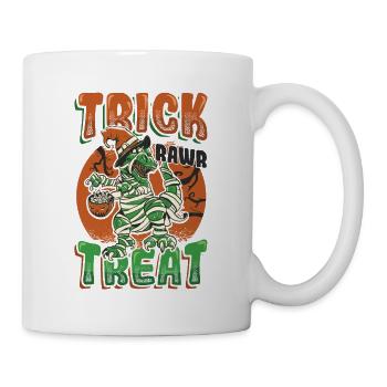 Trick Rawr Treat Halloween Trex - Mug blanc - blanc - Droite