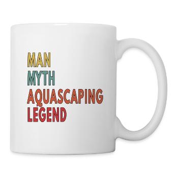 Aquascaping Gift Man Myth Aquascaping Legend - Mug - white - Right
