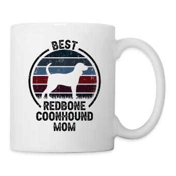 Dog Mom - Redbone Coonhound - Mug - white - Right