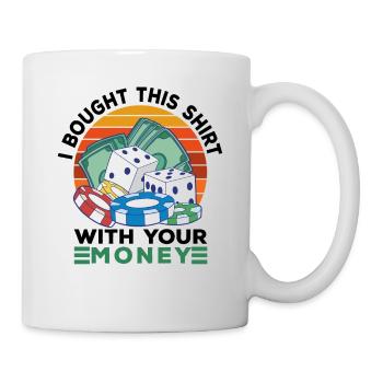 Casino Gambling Slot Machine Card Game - Mug - white - Right