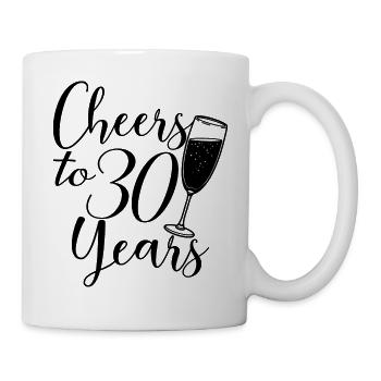 35e anniversaire Femmes pour ses acclamations à 35 ans - Mug blanc - blanc - Droite