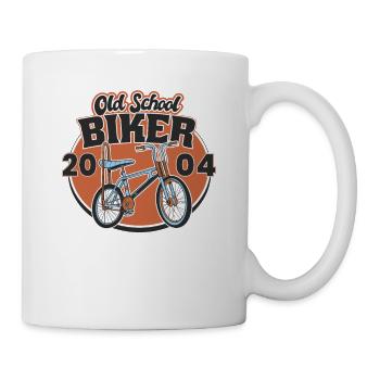 Old School Biker 2004. 19th birthday - Mug - white - Right