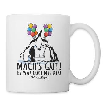 Jobwechsel Abschied Kollege Abschiedsgeschenk - Tasse - Weiß - Rechts