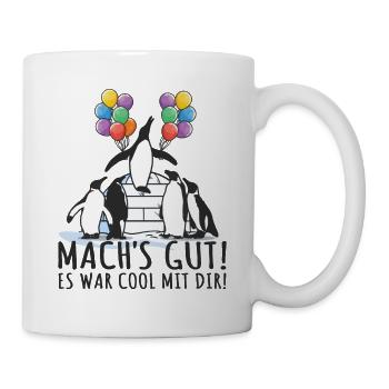 Jobwechsel Abschied Kollegen Abschiedsgeschenk - Tasse - Weiß - Rechts