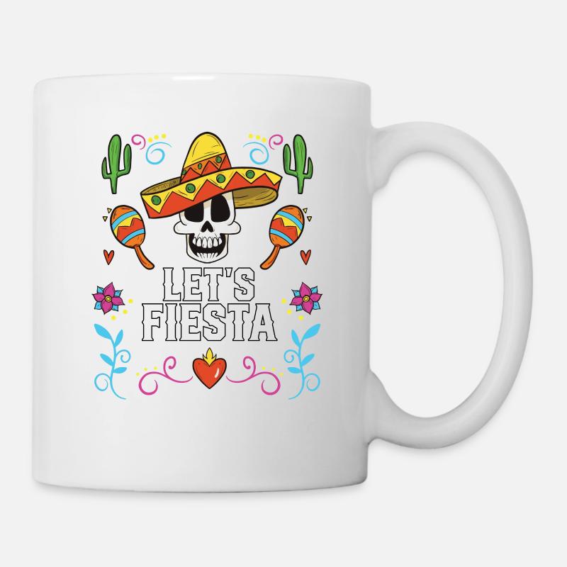 Let's Fiesta Cinco De Mayo Mexican Pride Mexico - Tasse - Weiß