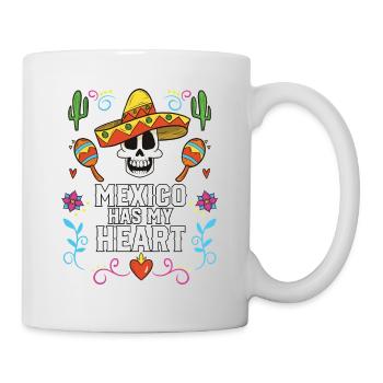 Le Mexique a mon cœur La vie mexicaine Fierté mexicaine - Mug blanc - blanc - Droite