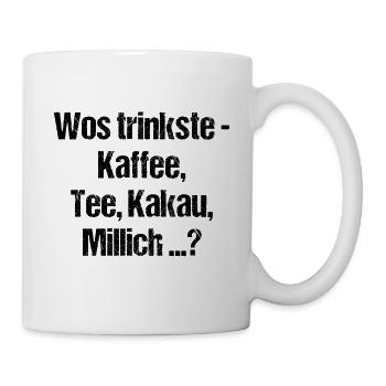 Erzgebirge Kaffee - Tasse - Weiß - Rechts