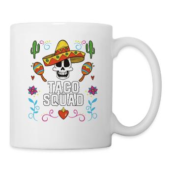 Taco Squad Taco Eater Mexican Food Foodie Mexico - Tasse - Weiß - Rechts