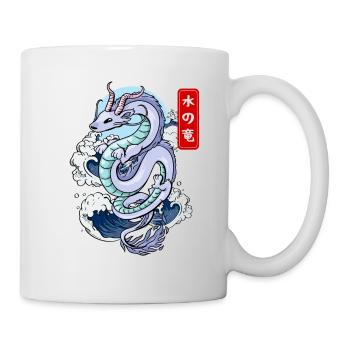 Japanischer Wasserdrache Elementarer Mythos - Tasse - Weiß - Rechts
