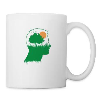 Pensez à l’environnement et à la nature Planète Terre - Mug blanc - blanc - Droite