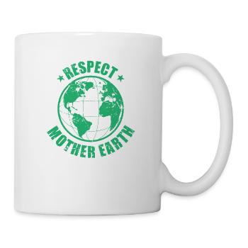 Respect Mother Earth Nature Planet Earth - Mug - white - Right