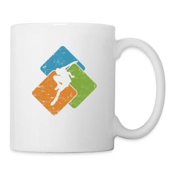 Parkour Fitness Sport Jump Training - Mug - white - Right