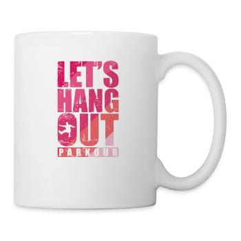 Let's Hang out Parkour Sport Fitness - Mug - white - Right