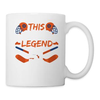Diese Sport-legende Ist Jetzt 51, Eishockey-spiel - Tasse - Weiß - Rechts