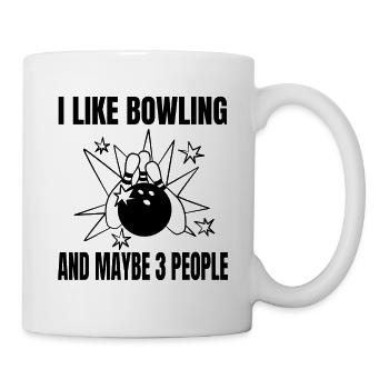 Bowling Bowling Kegel Bowler Bowling ball gift - Mug - white - Right