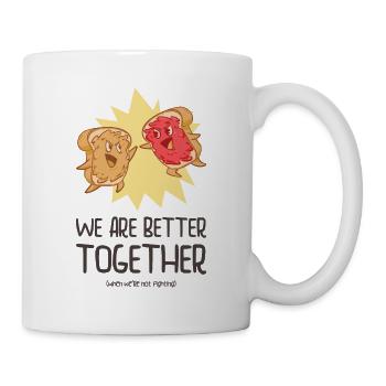 Siblings Peanut Butter Jelly Toast Big Brother - Mug - white - Right