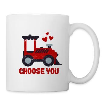 I Choo Choo Choose You Valentine's Day Train Lover - Mug - white - Right