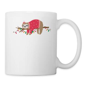 Joyeux Noël Drôle de Chemise de Noël - Mug blanc - blanc - Droite