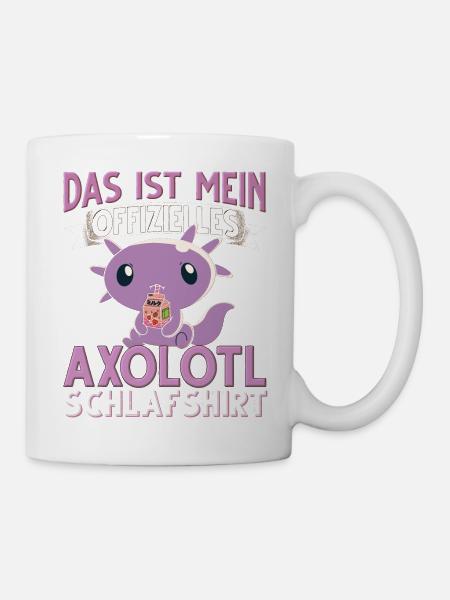 Axolotl - Tasse - Weiß
