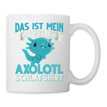 Axolotl - Tasse - Weiß - Rechts