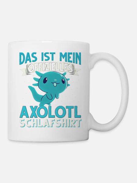Axolotl - Tasse - Weiß