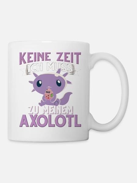 Axolotl - Tasse - Weiß