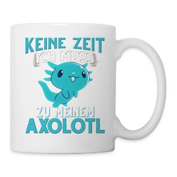 Axolotl - Tasse - Weiß - Rechts