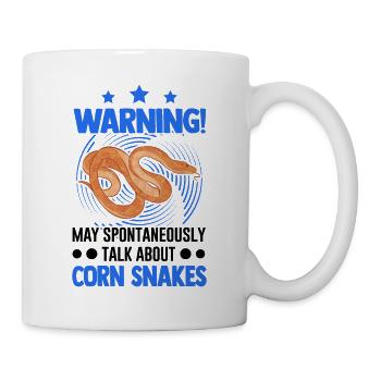 Avertissement Corn Snake Gift Corn Snake - Mug blanc - blanc - Droite