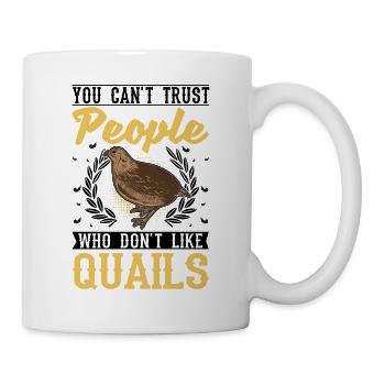 Quail Gift Quail Breeder - Mug - white - Right