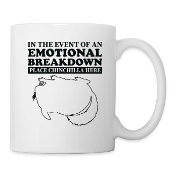 Emotional - Papa Mama Chinchilla - Tasse - Weiß - Rechts