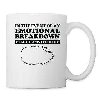 Émotionnel - Papa Mama Hamster - Mug blanc - blanc - Droite