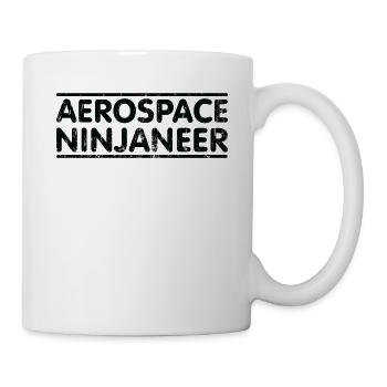 Ninjaneer - Ingénieur aérospatial - Mug blanc - blanc - Droite