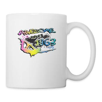 Awesome since 1963. Wakeboard Lifestyle Vintage - Tasse - Weiß - Rechts