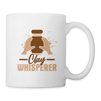 Clay Whisperer Pottery Ceramics Artist - Mug blanc - blanc - Droite