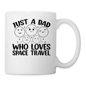 Astronaute aérospatial - Juste un père qui aime l’espace T - Mug blanc - blanc - Droite